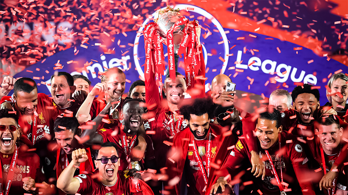 âu lạc bộ Liverpool đã nhiều lần chạm tay vào chiếc cúp vô địch Premier League danh giá